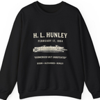 Css Hunley Submarine Memorial Sweatshirt - Black front