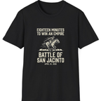 San Jacinto Eighteen Minutes T-Shirt - Black front