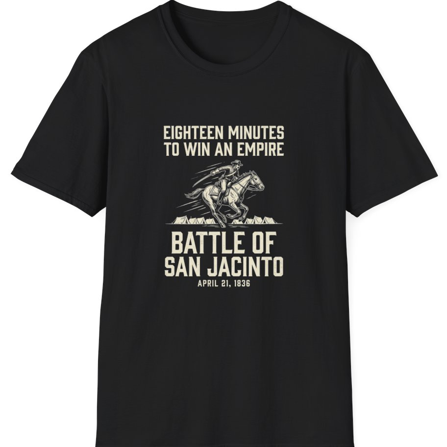San Jacinto Eighteen Minutes T-Shirt - Black front