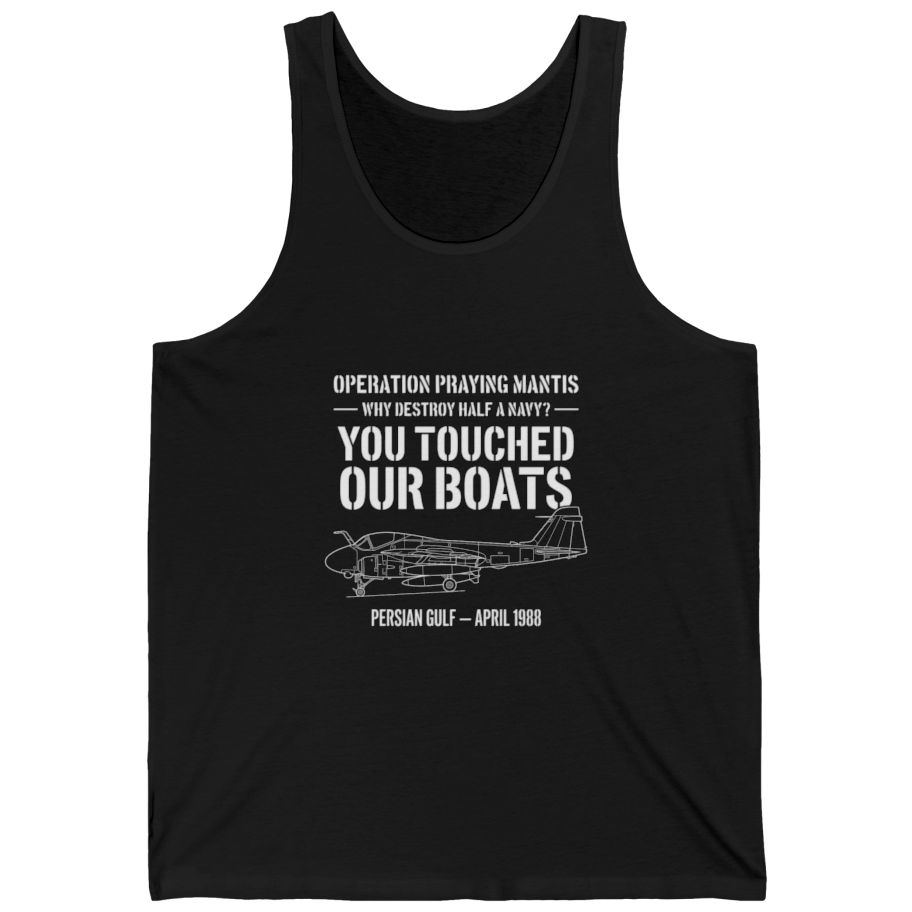 Operation Praying Mantis Tank Top - Black front