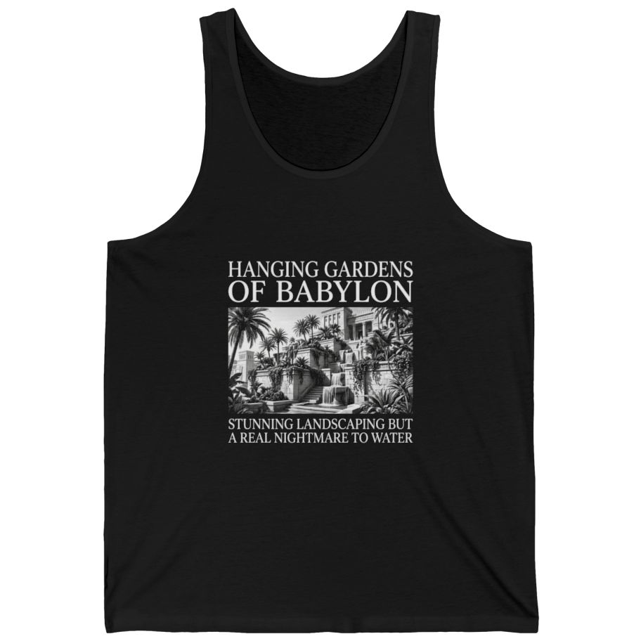 Hanging Gardens Landscaping Tank Top - Black front