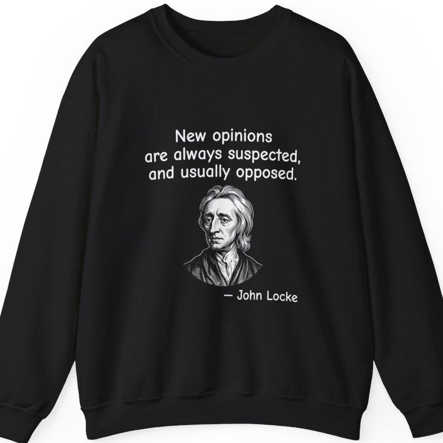Locke New Opinions T-Shirt - Black front