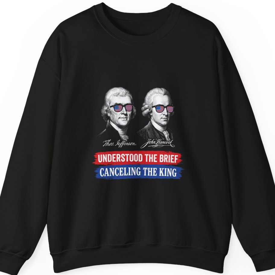 Jefferson Hancock Canceling The King Sweatshirt - Black front