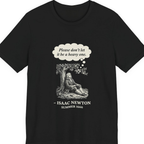 Newton Gravity Anxiety Premium Tee - Black front