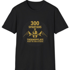 Spartans Thermopylae T-Shirt - Black front