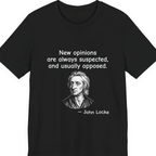 Locke New Opinions Premium Tee - Black front
