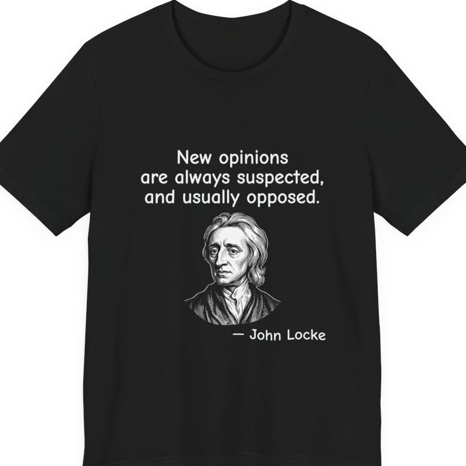 Locke New Opinions Premium Tee - Black front