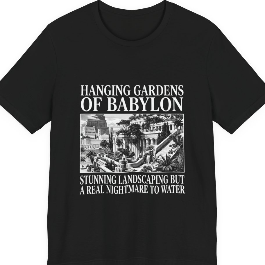 Hanging Gardens Landscaping Premium Tee - Black front
