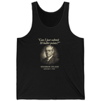 Woodrow Wilson Fourteen Points Procrastination Tank Top - Black front