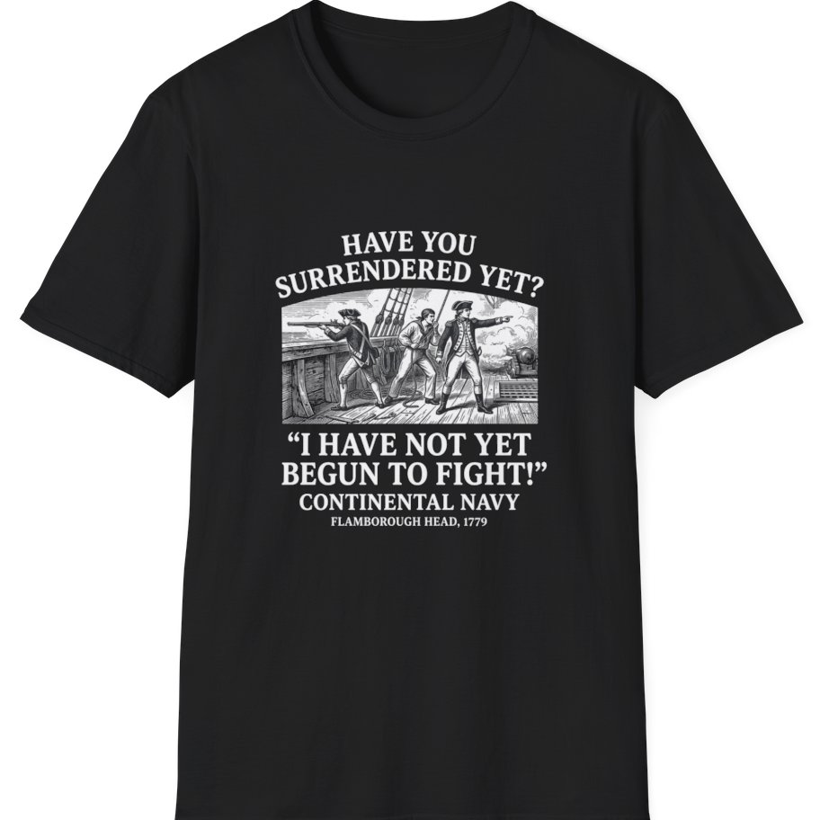 Not Yet Begun To Fight T-Shirt - Black front