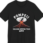 Pompeii Volcano Surfing Team Premium Tee - Black front