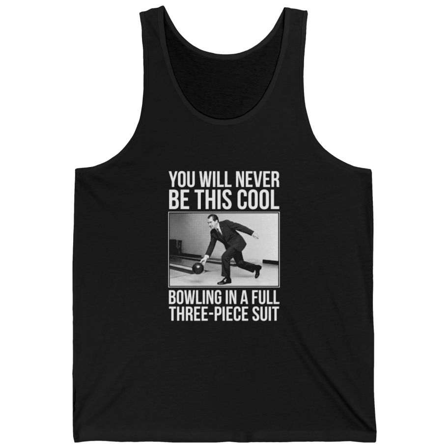 Nixon Suit Bowling Flex Tank Top - Black front