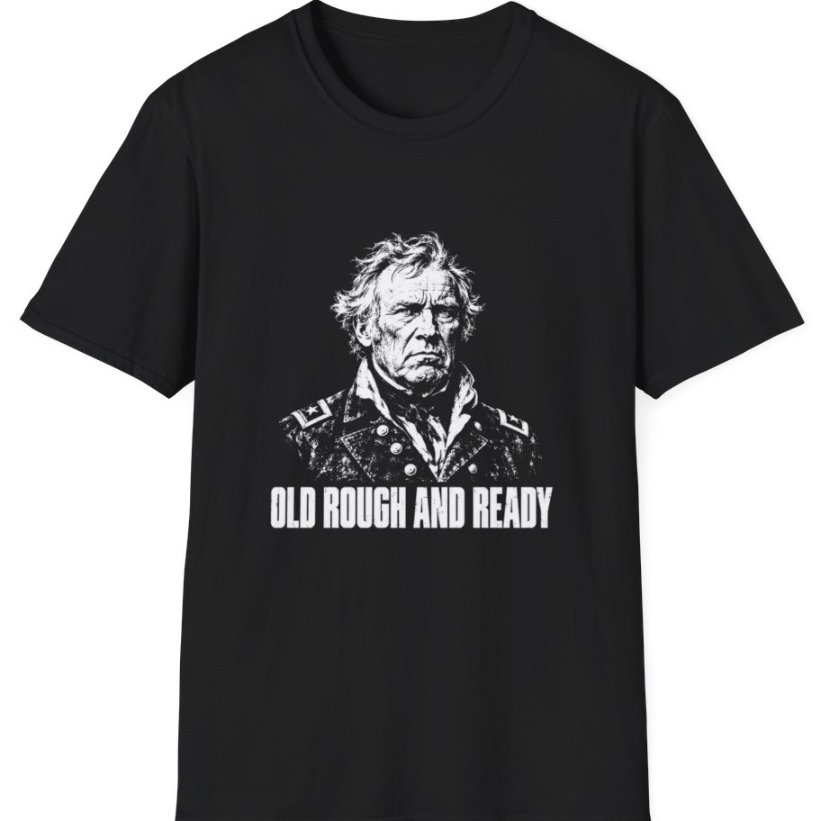Old Rough And Ready Zachary T-Shirt - Black front