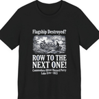 Row To The Next Ship Premium Tee - Black front