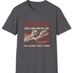 Black Blizzard Dust Tour T-Shirt - Charcoal front