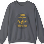 Spartans Thermopylae Sweatshirt - Charcoal front