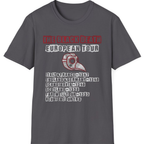 The Black Death European Tour T-Shirt - Charcoal front