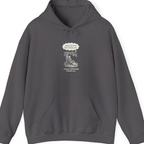 Newton Gravity Anxiety Hoodie - Charcoal front