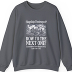 Row To The Next Ship Sweatshirt - Charcoal front