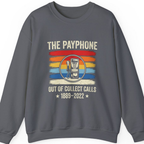 Public Payphone Memorial Sweatshirt - Charcoal front