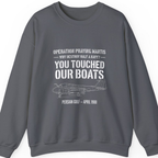 Operation Praying Mantis Sweatshirt - Charcoal front