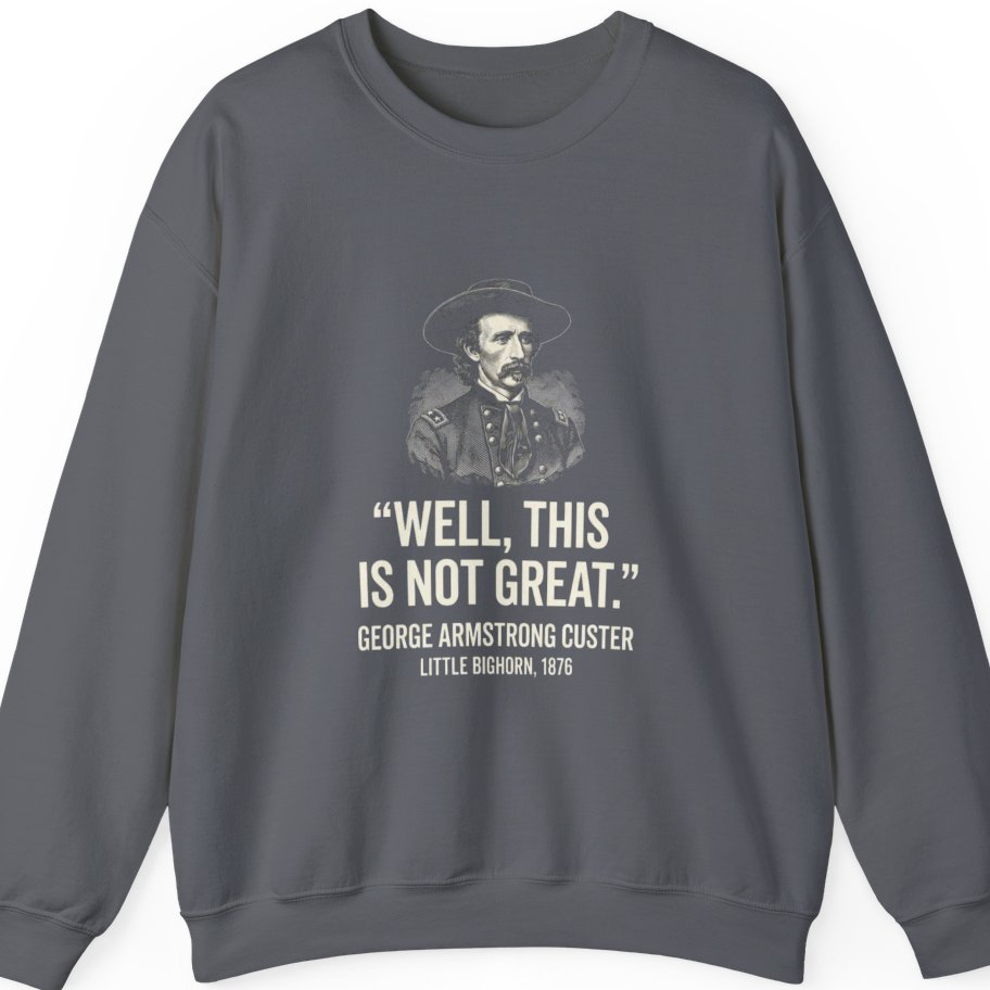 Well This Is Not Great Sweatshirt - Charcoal front