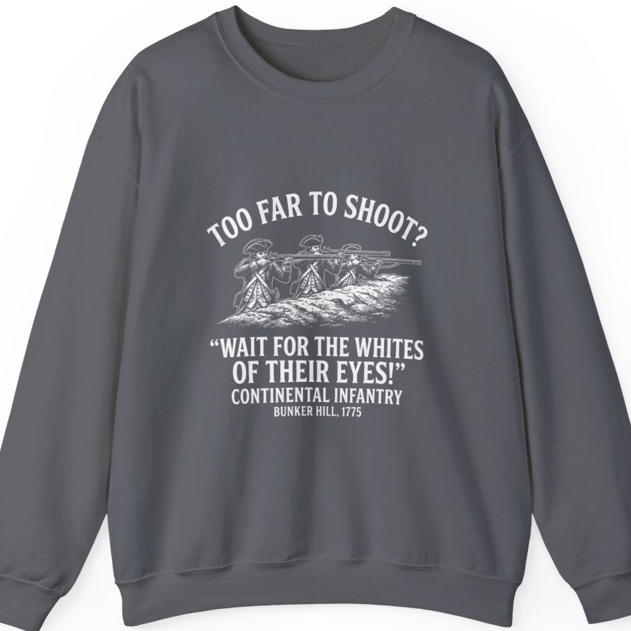 Whites of Their Eyes Bunker Sweatshirt - Charcoal front