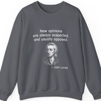 Locke New Opinions T-Shirt - Charcoal front