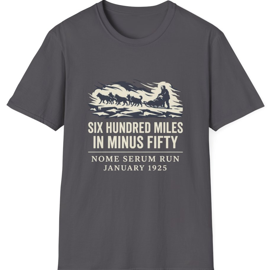 Nome Serum Run Minus Fifty T-Shirt - Charcoal front