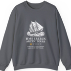 Hms Erebus Arctic Tours T-Shirt - Charcoal front