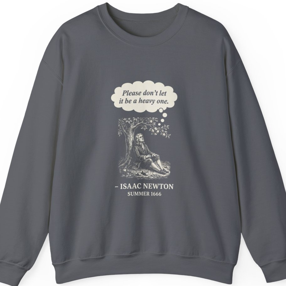 Newton Gravity Anxiety Sweatshirt - Charcoal front