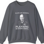 Eisenhower Planning Everything Sweatshirt - Charcoal front