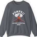 Pompeii Volcano Surfing Team Sweatshirt - Charcoal front