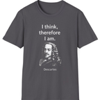 Cogito Ergo Sum T-Shirt - Charcoal front