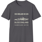 Uss England De T-Shirt - Charcoal front