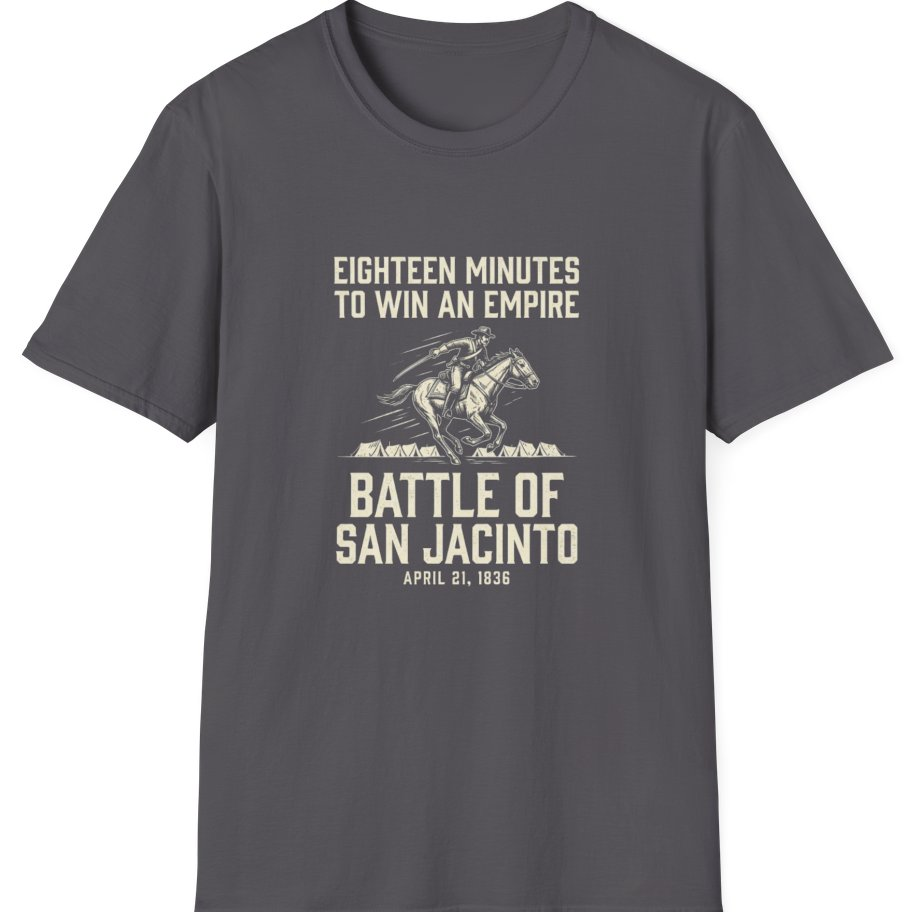 San Jacinto Eighteen Minutes T-Shirt - Charcoal front
