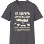Berlin Candy Bombers Winter T-Shirt - Charcoal front