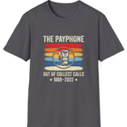 Public Payphone Memorial T-Shirt - Charcoal front