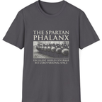 Spartan Phalanx Review T-Shirt - Charcoal front