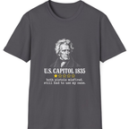 Capitol Cane Review T-Shirt - Charcoal front