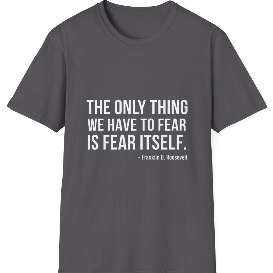 The Only Thing We Have T-Shirt - Charcoal front