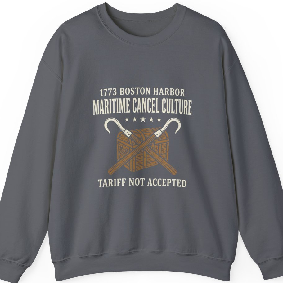Maritime Cancel Culture Sweatshirt - Charcoal front
