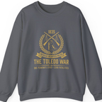 The Toledo War Michigan Volunteer Sweatshirt - Charcoal front