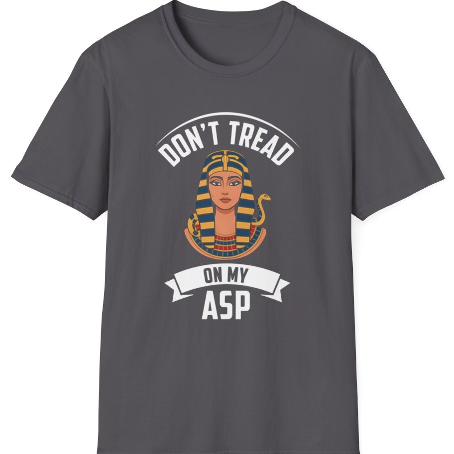 Cleopatra Asp T-Shirt - Charcoal front