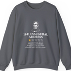 Inaugural Address Review Sweatshirt - Charcoal front