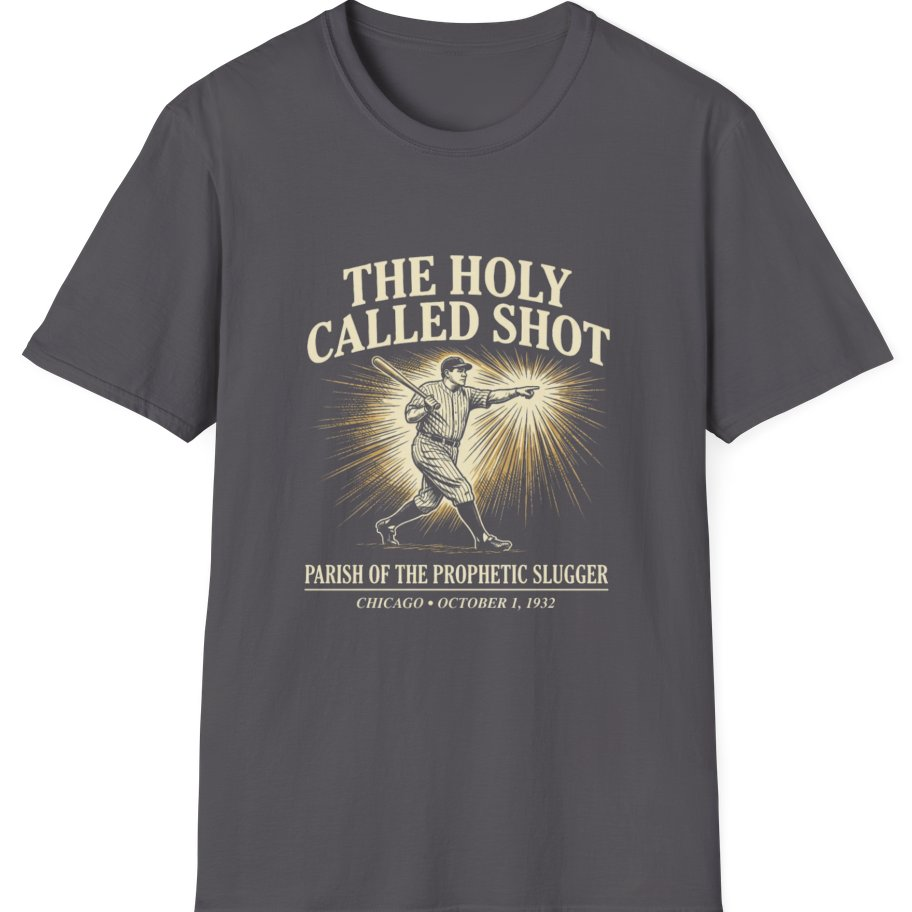 Divine Called Shot T-Shirt - Charcoal front