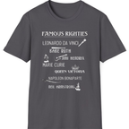 Famous Righties T-Shirt - Charcoal front
