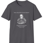 Mobile Bay Minefield T-Shirt - Charcoal front