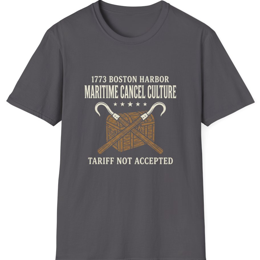 Maritime Cancel Culture T-Shirt - Charcoal front