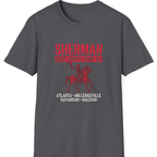 Sherman Deep South Tour Vintage T-Shirt - Charcoal front